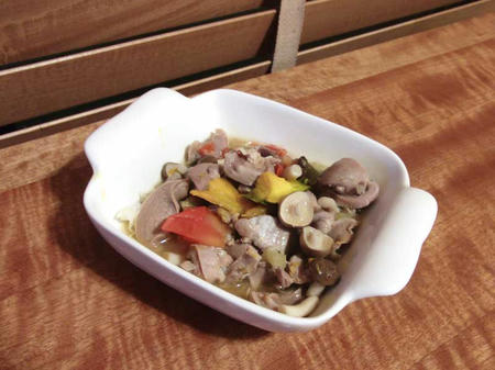 砂肝煮