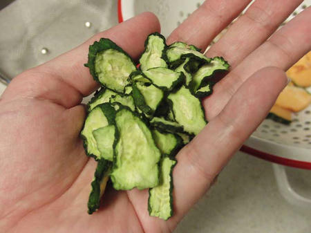 干し野菜　きゅうり