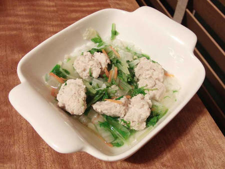 鶏肉団子とありあわせ