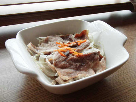 レンチン蒸し料理
