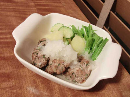 おろしハンバーグ しっぽがぷるぷる 手作り犬ごはん