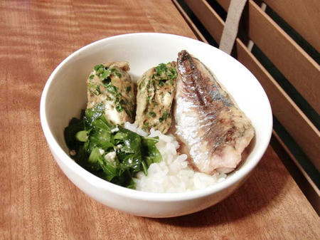 焼き魚　鯵