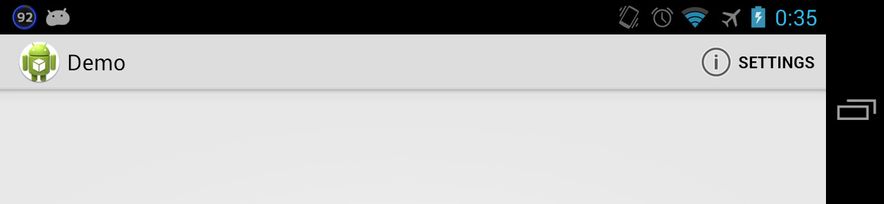 ActionBar ActionBar