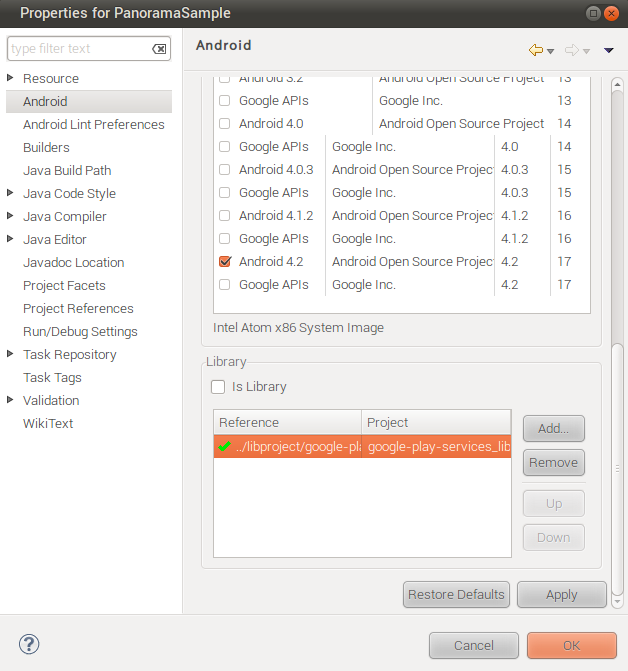 Google Play Services Library Google Play Services Library
