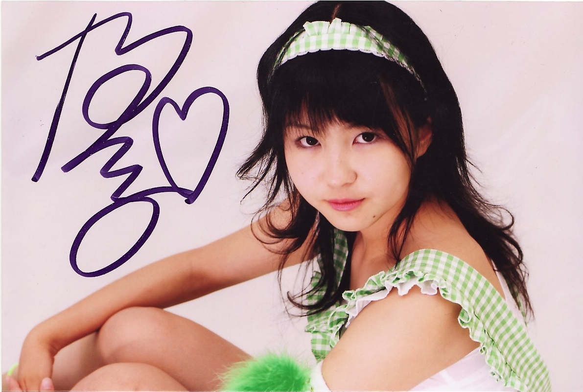 九州アイドル 桃 脇山悦子 サイン入り特典生写真 アイドルフライヤー列伝