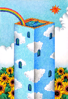 真夏の塔