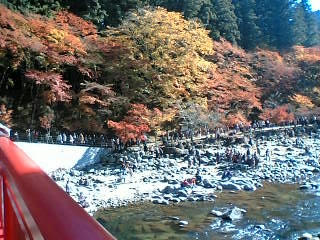 香嵐渓の川
