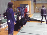 女子陣連携プレー