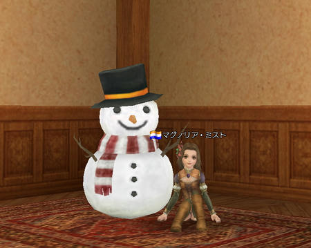 ゆきだるまー(*´ー`*)