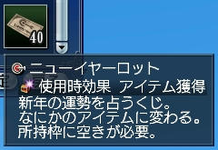 ニューイヤーロット^^