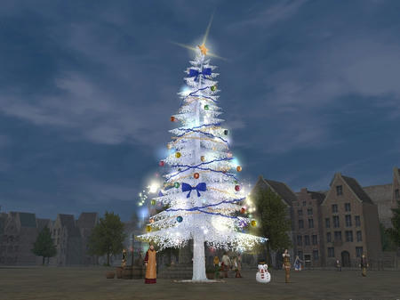 White Christmas tree♪