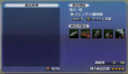 上納品