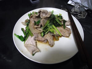 単純な炒め物