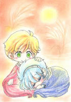 お月様と太陽のまどろみの中・・・