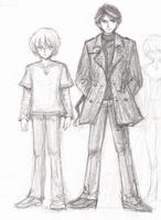 ブルー＆博士（全身）