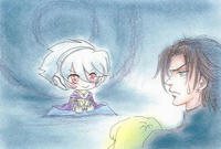 前髪、ひどい寝グセだな。