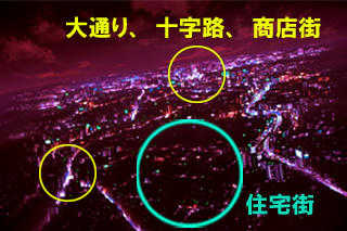 夜景_赤い_解説