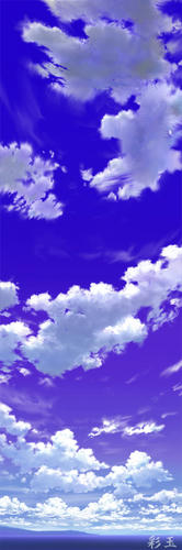 デジタル背景ｒ青空_pan