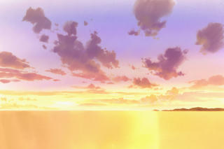 夕景空