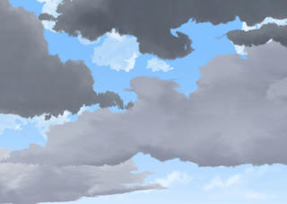 雨雲背景