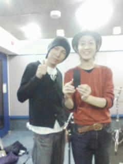 ひさしぶりに2人でスタジオ入りました
