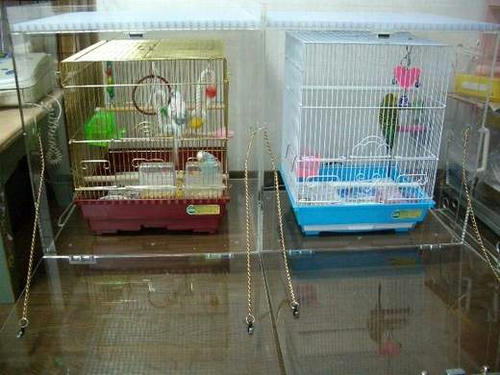 インコ、オウムなど鳥かごのカバー用アクリルケース　保温・防音・脂粉対策