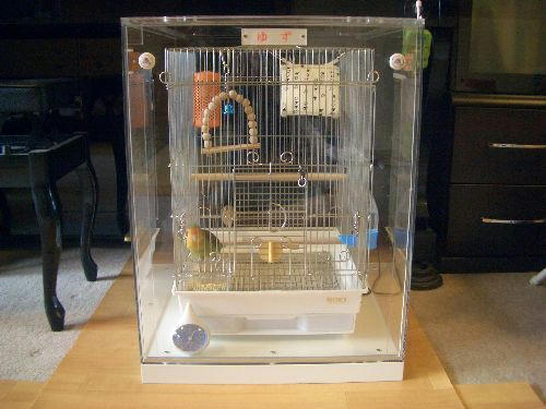 インコ、オウムなど鳥かごのカバー用アクリルケース 保温・防音・脂粉対策