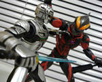 アクションワークス 宇宙刑事ギャバン＆ウルトラアクト ベリアル - 可動フィギュアとしてはバンダイに軍配。キャラチョイスはメガハウス。