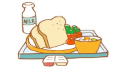 人生 小学校 給食 イラスト 無料