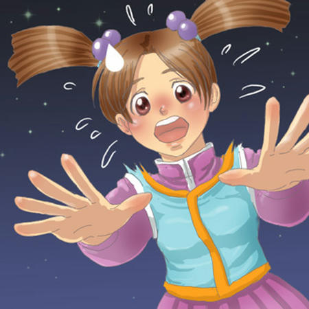 慌てる芳梅