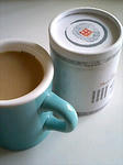 寒い日にはカフェオレです