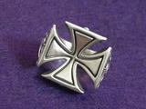 ビッグブラックマリア　a016　ビッグブラックアイアンクロスリング　指輪　BIGBLACKMARIA a016 Big Black Iron Cross Ring－２
