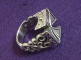 ビッグブラックマリア　a016　ビッグブラックアイアンクロスリング　指輪　BIGBLACKMARIA a016 Big Black Iron Cross Ring－３
