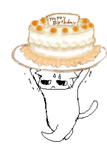 おめでとうのケーキ