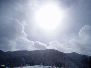 快晴、のち吹雪