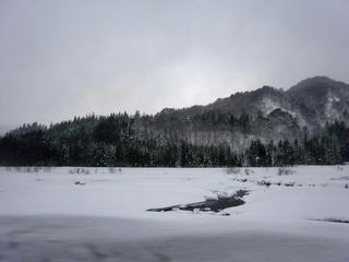 雪の福島