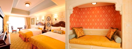 ディズニーランドホテル　スタンダードフロア４名１室で宿泊