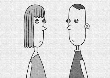 ウェブ絵本　〈最初の人と最後の人）　Story.1