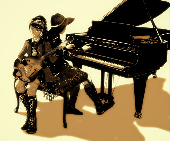 ムジカ・ピッコリーノ　ムジカピッコリーノ　アリーナとレオのイラスト