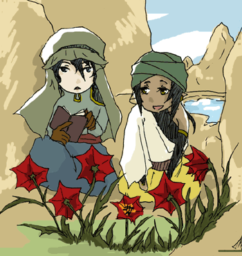 「これが昨日言ってたお花ですよ！」