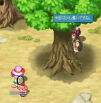 そんな離れたところから話し掛けないでください、恐い