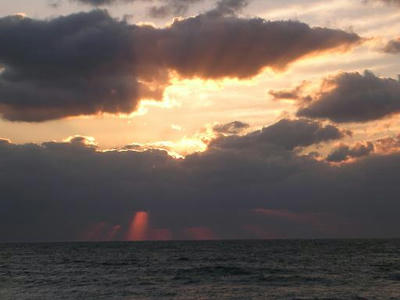 吹上浜の夕日2