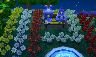 初めてのふたりがけベンチ