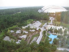 宮崎県　シェラトン・グランデ・オ―シャンリゾート　客室　窓の風景1