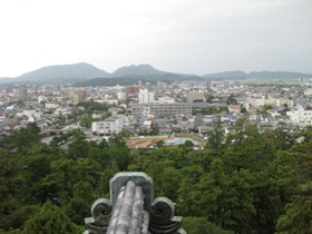 松江城　天守閣からの眺め3