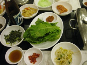 骨付きカルビ＆半冷麺2