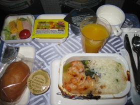ＫＯＲＥＡＮ　ＡＩＲ　機内食（昼）