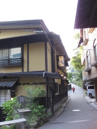 九州　黒川温泉郷　下川端通り　2