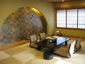 九州　黒川温泉郷　「湯峡の響き　優彩」客室