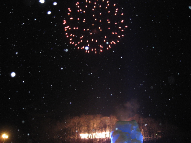 支笏湖　氷檮まつり　花火大会2